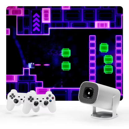 Consola De Videojuegos Salange P30 Max, Incluye 2 Controladores De Juegos Inalámbricos, 3800 Juegos, Compatible Con Proyector Portátil 4K 1080P Android11