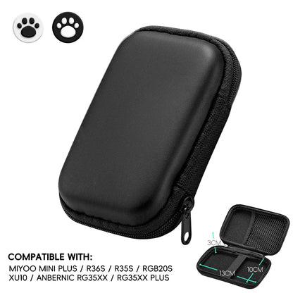 Data Frog-Funda Retro Para R36S, Bolsas De Videojuegos, Funda EVA Para RG35XX, R35S, Miyoo Mini Plus, Bolsa Protectora Fundada