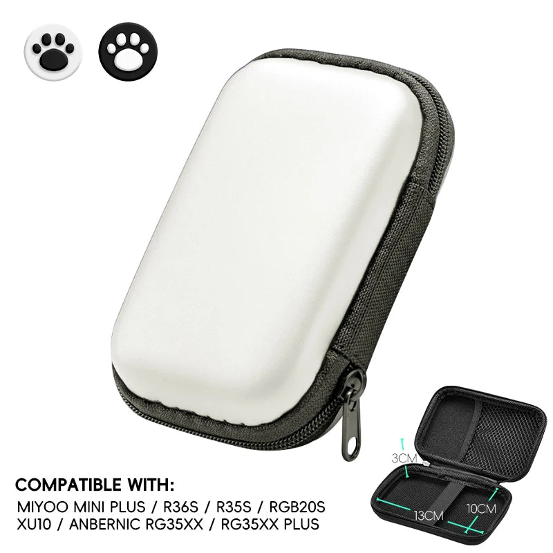 Data Frog-Funda Retro Para R36S, Bolsas De Videojuegos, Funda EVA Para RG35XX, R35S, Miyoo Mini Plus, Bolsa Protectora Fundada