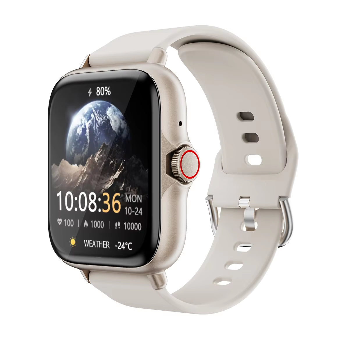 1.83'' Waterproof Smart Watch with Message Answer Call Sleep Monitoring Sports Pedometer Information Alerts for Iphone Android